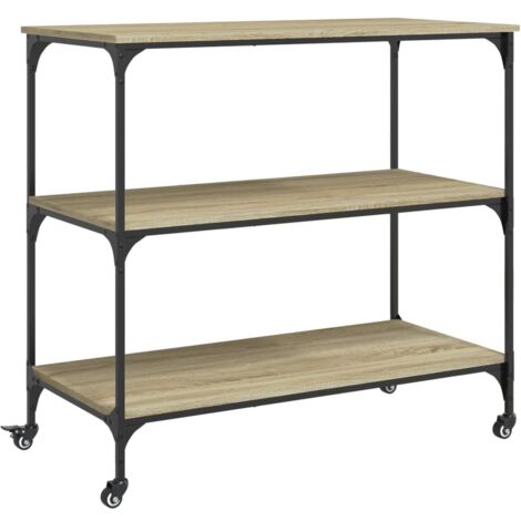 Küchenwagen Sonoma-Eiche 102x50x95 cm Holzwerkstoff vidaXL