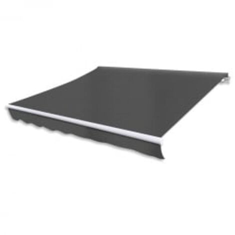 Gelenkarmmarkise Motorisiert 600 cm Anthrazit vidaXL (1/4)