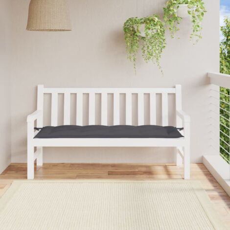 Gartenbank-Auflage Anthrazit 150x50x7 cm Oxford-Gewebe vidaXL