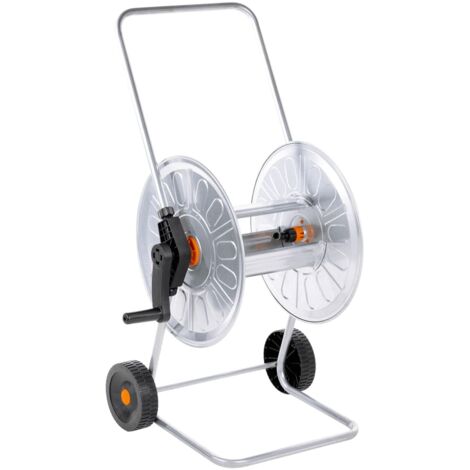 Schlauchwagen für 80 m 1/2" oder 50 m 3/4" Schlauch Stahl vidaXL