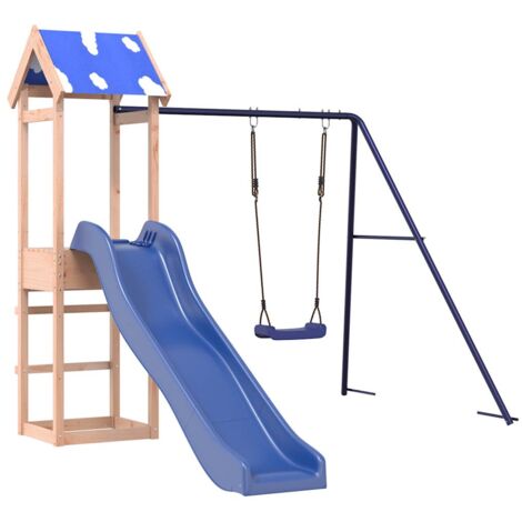 Spielturm Massivholz Douglasie vidaXL