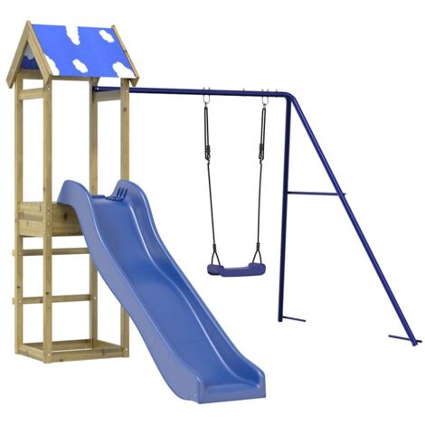 Spielturm Imprägniertes Kiefernholz vidaXL