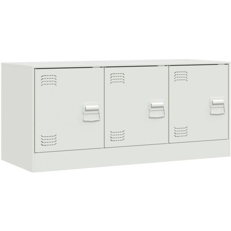 TV-Schrank Weiß 99x39x44 cm Stahl vidaXL652705