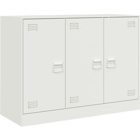 Sideboard Weiß 99x39x73 cm Stahl vidaXL