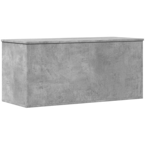 Truhe Betongrau 100x42x46 cm Holzwerkstoff vidaXL