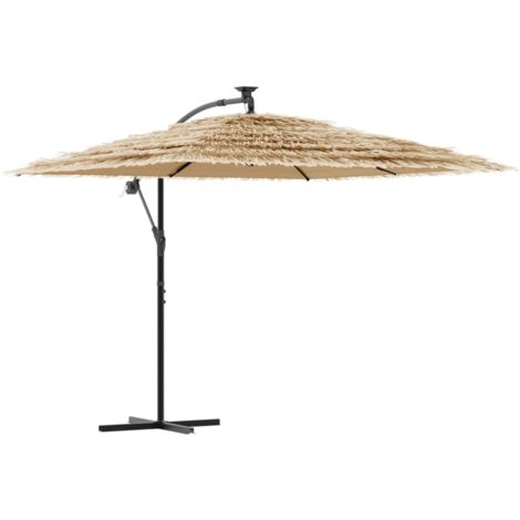 vidaXL Gartenparesol mit braunem Stahlmast 269x269x235 cm