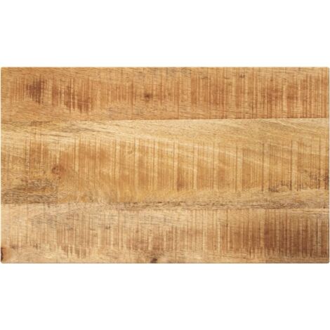 Tischplatte 40x20x2,5 cm Rechteckig Raues Massivholz Mango vidaXL882102