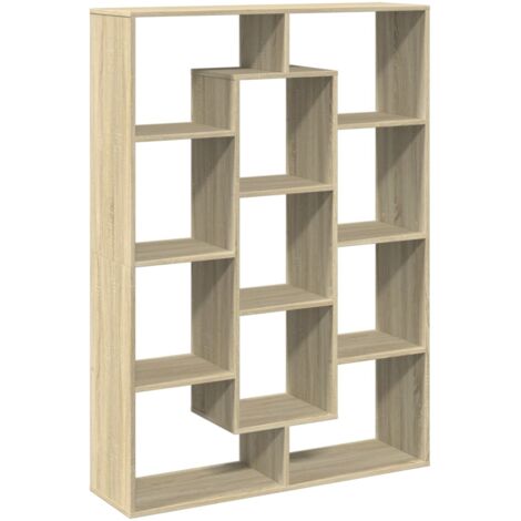 Bücherregal Sonoma-Eiche 102x29x143 cm Holzwerkstoff vidaXL413651 (1/5)