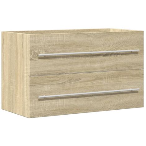 Waschbeckenunterschrank Altholz-Optik 80x38,5x48 cm vidaXL483708