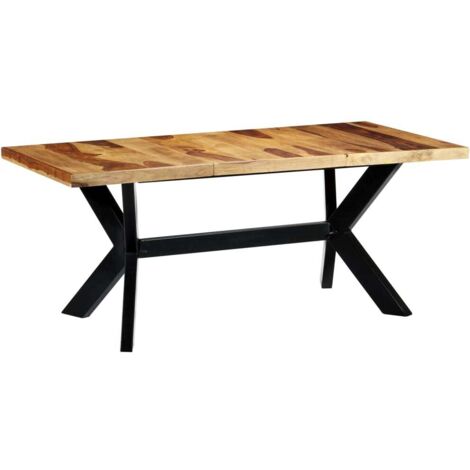 Esstisch 180x90x75 cm Massivholz Akazie vidaXL