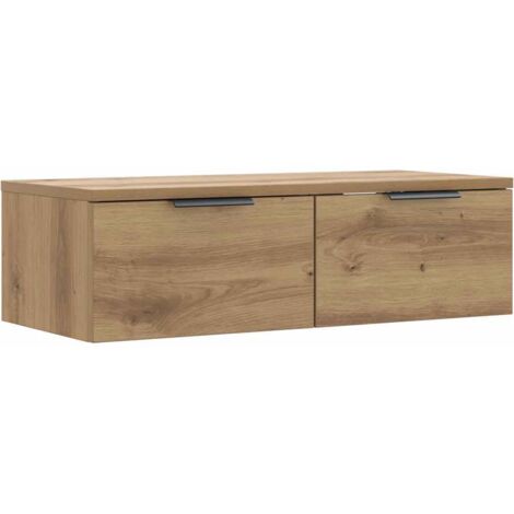 Wandschrank Artisan-Eiche 68x30x20 cm Holzwerkstoff vidaXL