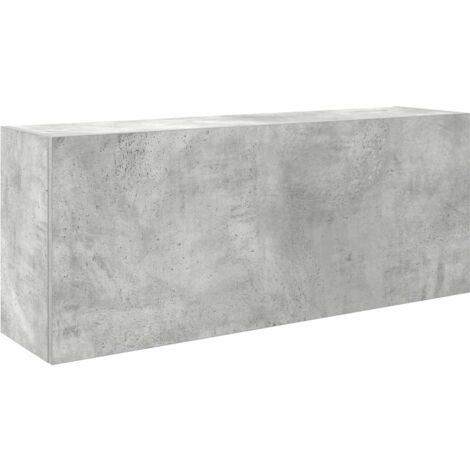 Bad-Wandschrank Betongrau 100x25x40 cm Holzwerkstoff vidaXL988459