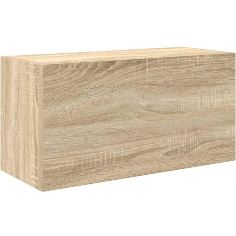 Bad-Wandschrank Sonoma-Eiche 60x25x30 cm Holzwerkstoff vidaXL