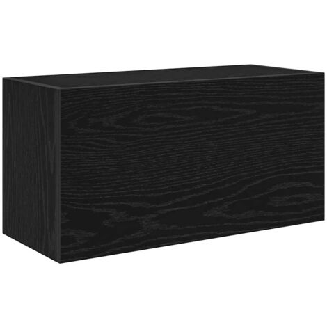 Bad-Wandschrank Schwarz 60x25x30 cm Holzwerkstoff vidaXL (1/5)