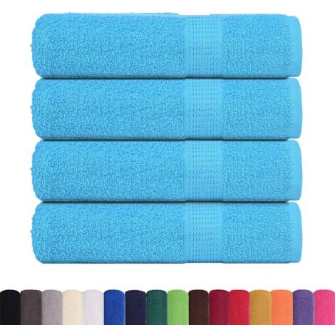 Handtücher FROGN 4 Stk. Türkis 50x100 cm 360 g/m² vidaXL