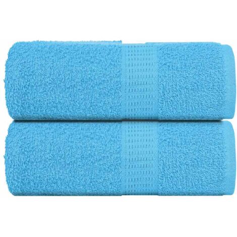 Gästetücher FROGN 2 Stk. Türkis 30x50 cm 360 g/m² vidaXL