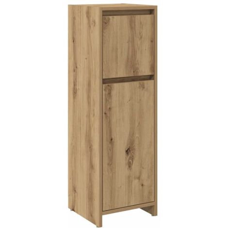 Badschrank Artisan-Eiche 30x30x95 cm Holzwerkstoff vidaXL793510