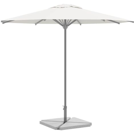 Sonnenschirm-Gewichtsplatten 4 Stk. Grau Granit Dreieckig 14 kg vidaXL