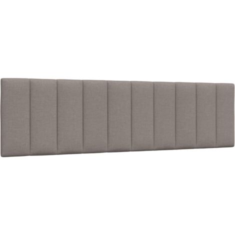 Kopfteil-Kissen Taupe 180 cm Stoff vidaXL942247