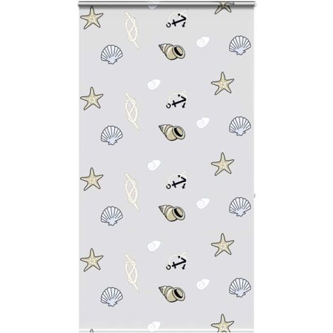 vidaXL Duschrollo mit Kassette 120x240 cm Stoffbreite 116 cm