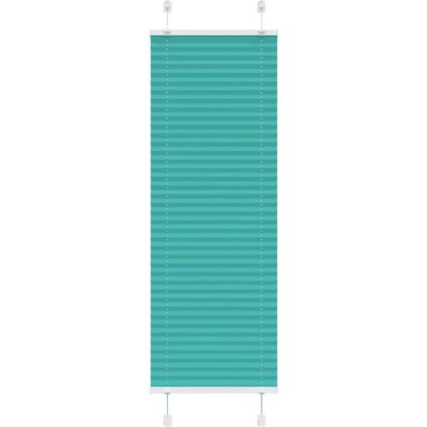 Plissee Petrolgrün 45x150 cm Stoffbreite 44,4 cm Polyester vidaXL