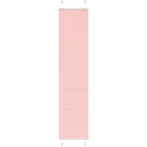 Plissee Rosa 50x200 cm Stoffbreite 49,4 cm Polyester vidaXL