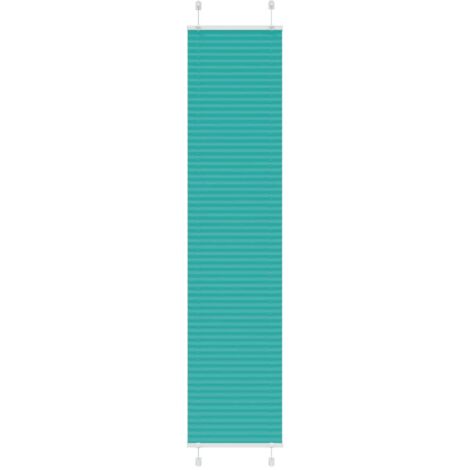 Plissee Petrolgrün 45x200 cm Stoffbreite 44,4 cm Polyester vidaXL