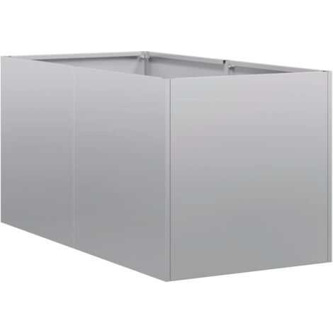 Pflanzgefäß 40x80x40 cm Stahl verzinkt vidaXL