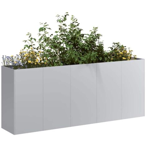 Pflanzkübel 200x40x80 cm Verzinkter Stahl vidaXL