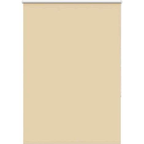 vidaXL Verdunkelungsrollo Beige 95x150cm Stoffbreite 90,7 cm Polyester
