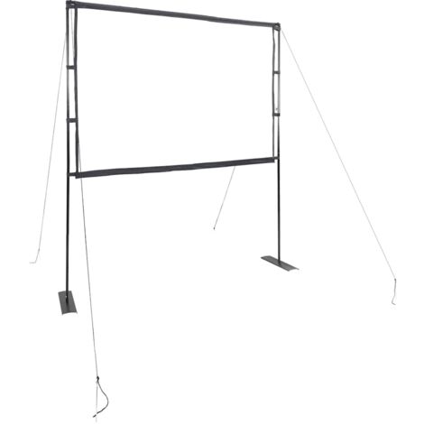 Projektionsleinwand mit Ständern 100 Zoll 4:3 vidaXL