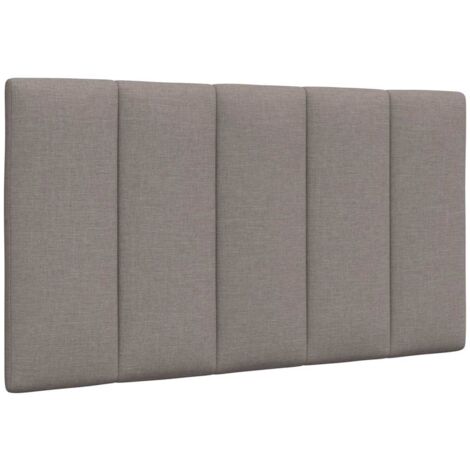 Kopfteil-Kissen "Hanko" Taupe 80 cm Stoff vidaXL