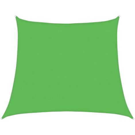 Sonnensegel 160 g/m² Trapezform Hellgrün 4/5x4 m HDPE vidaXL