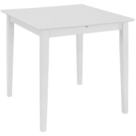 Esstisch Ausziehbar Weiß (80-120)x80x74 cm MDF vidaXL