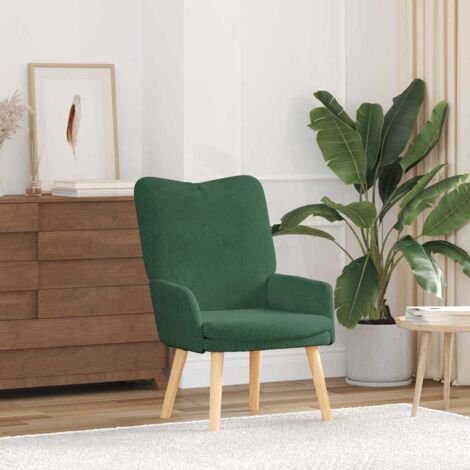 Sessel Dschungelgrün 63 x 67 x 94 cm Stoff vidaXL (1/5)