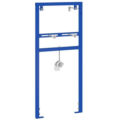 Verborgener Montage Rahmen für Waschbecken 50x112-136 cm Stahl vidaXL422969