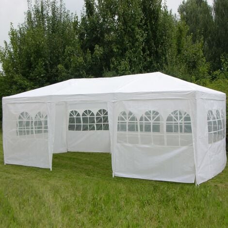 3x6m Klapp Falt Pavillon Dach Maß Gartenzelt Partyzelt Pavillion wetterfest Zelt