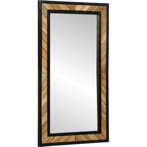 Spiegel 90x2x50 cm Massivholz Akazie vidaXL