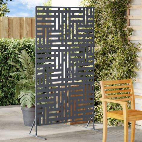 Sichtschutz Anthrazit 100 x 50 x 180 cm Stahl vidaXL
