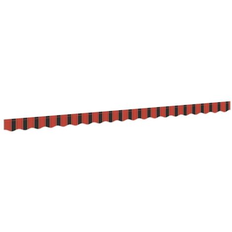 Markisenfranse Mehrfarbig 4,3 x 0,2 m Segeltuch vidaXL