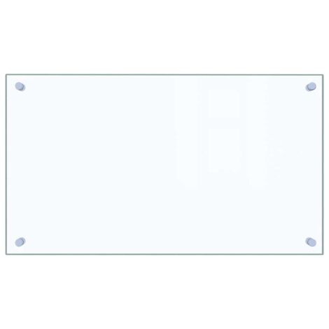 vidaXL Küchenrückwand Transparent 70x40 cm aus gehärtetem Glas