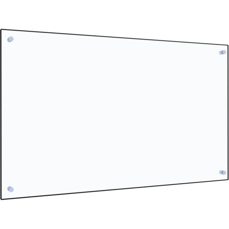 Küchenrückwand Transparent 100×60 cm Hartglas vidaXL