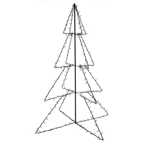 Weihnachtsbaum in Kegelform 240 LEDs Indoor Outdoor 115x150 cm vidaXL