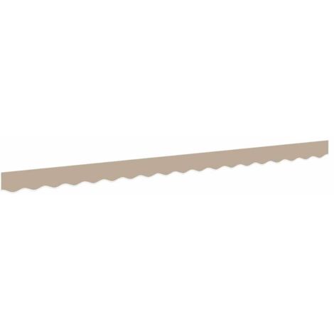 Markisenfranse Beige 3,8 x 0,2 m Segeltuch vidaXL