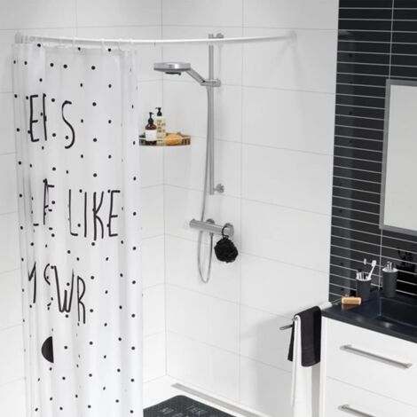 Gebogene Duschvorhangstange – Praktische Bogenstange Für Mehr Platz In Der Dusche