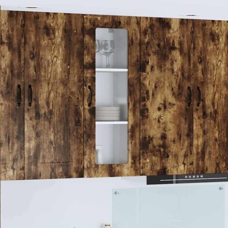 Küchenschrank Kalmar Geräucherte Eiche 40 x 31 x 100 cm vidaXL
