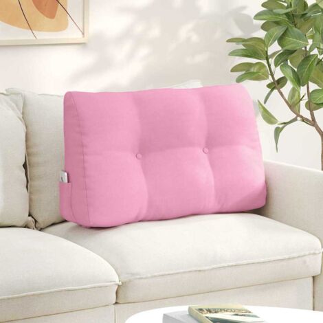 Rücken Kissen Rosa 80 x 24 x 50 cm Stoff vidaXL