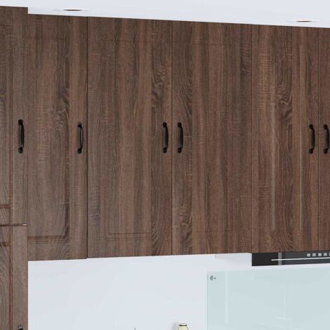 Küchenschrank Kalmar Braun Eichen-Optik 80 x 31 x 100 cm vidaXL