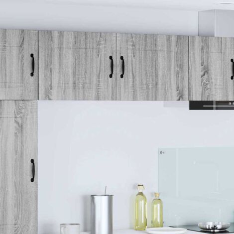 Küchenschrank Kalmar 2 pcs Graues Sonoma 50 x 31 x 40 cm vidaXL
