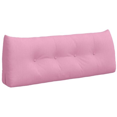 Rücken Kissen Rosa 120 x 24 x 50 cm Stoff vidaXL